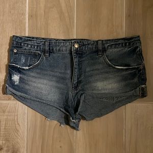 FP: Free People denim shorts. Never worn! NEW